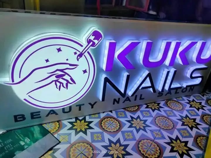 Salon and Spa Signage — Danix Signs Kenya