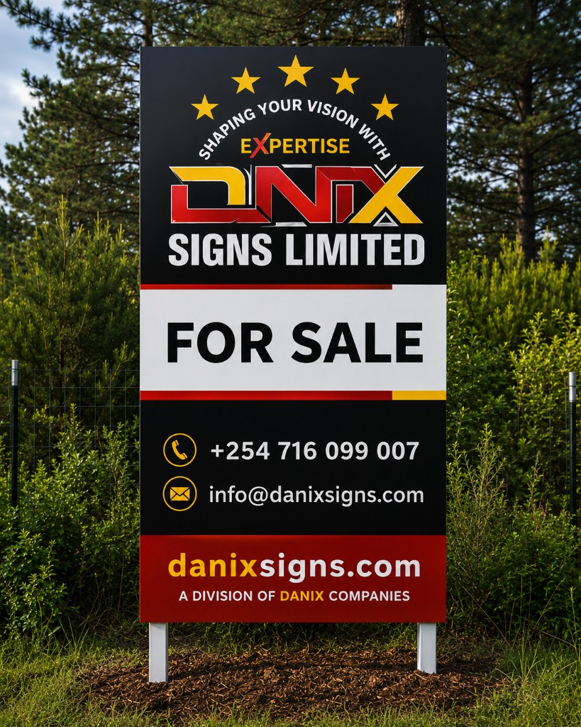 Real Estate Signage — Danix Signs Kenya