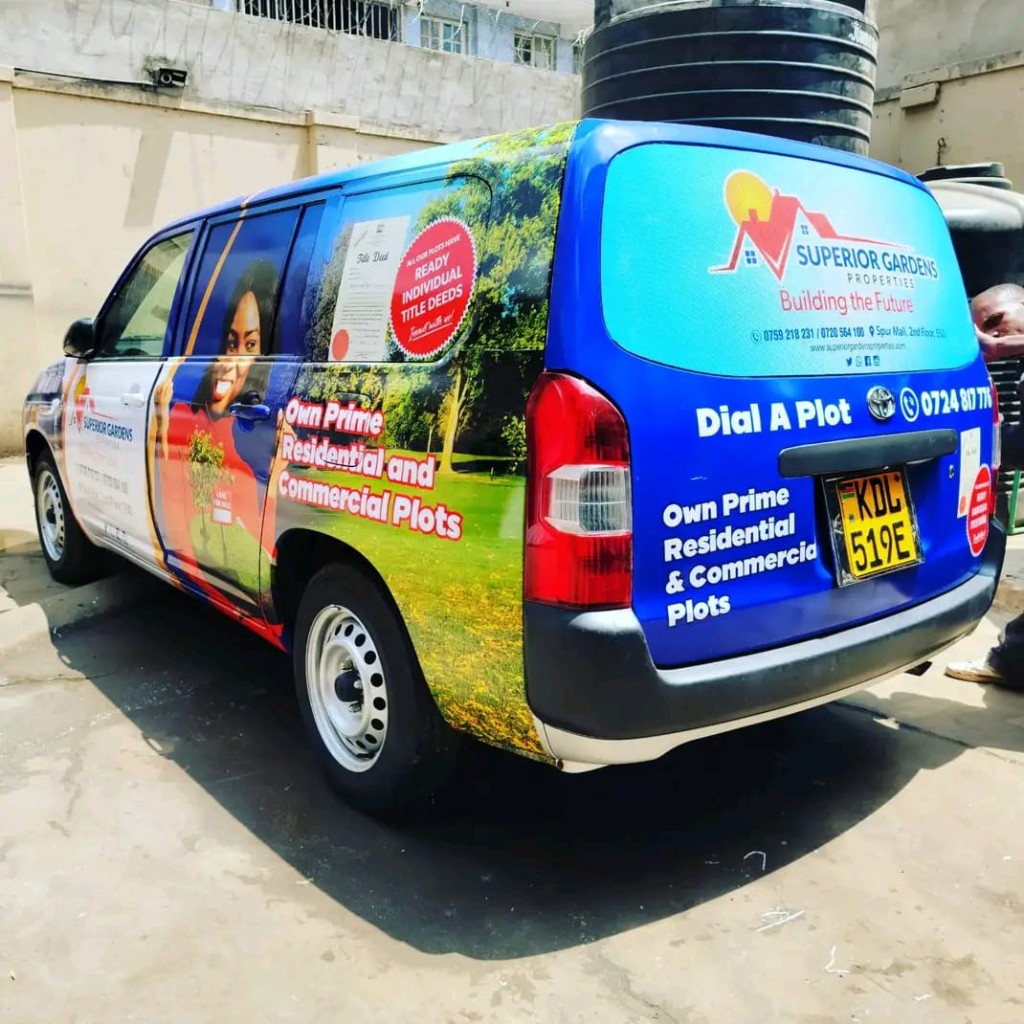 Vehicle Branding Services — Danix Signs Kenya