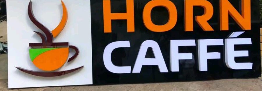 3D illuminated hotel sign installed by Danix Signs Limited, featuring modern outdoor signage and professional branding.