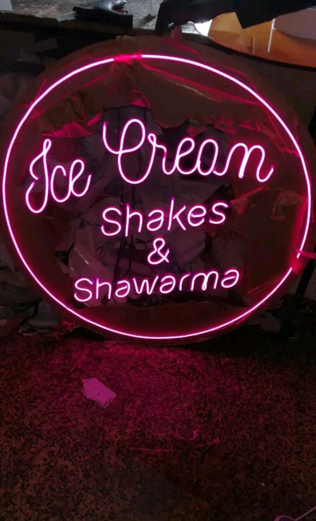 Custom neon sign installed by Danix Signs Limited in Nairobi for restaurants, bars, and commercial spaces