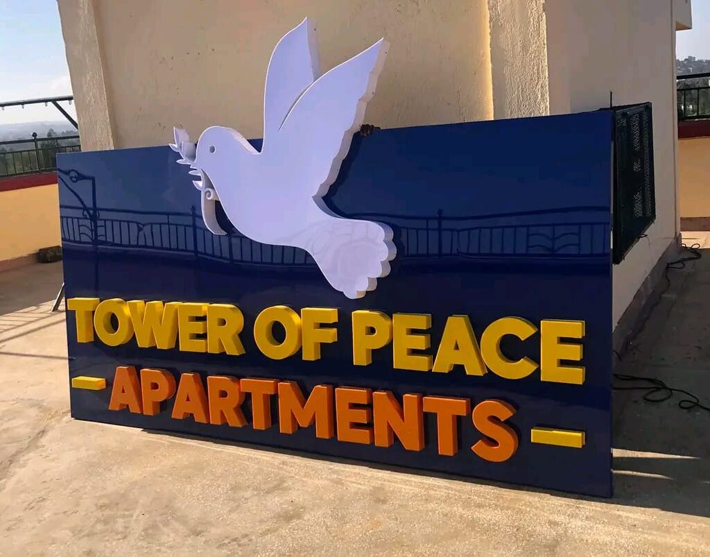 Custom building sign designed and installed by Danix Signs Limited in Nairobi for corporate and commercial buildings