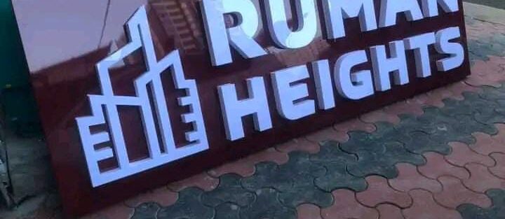 Custom yard and real estate sign designed and installed by Danix Signs Limited in Nairobi for property marketing