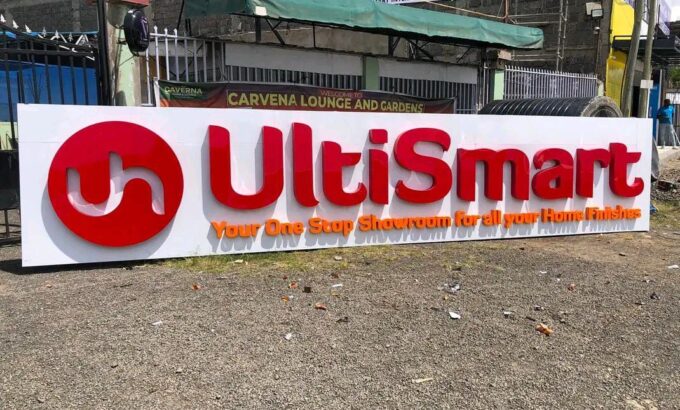 Professional store signs in Nairobi by Danix Signs Limited, crafted to enhance storefront visibility and attract more customers.