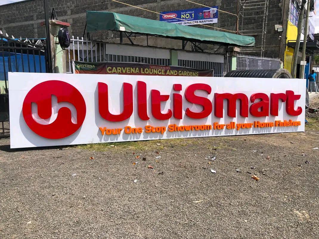Professional store signs in Nairobi by Danix Signs Limited, crafted to enhance storefront visibility and attract more customers.