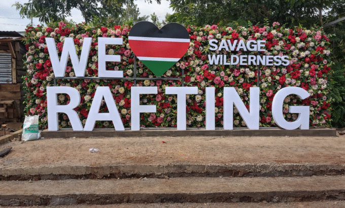 Custom 3D sign with raised lettering designed and installed by Danix Signs Limited in Sagana Kenya