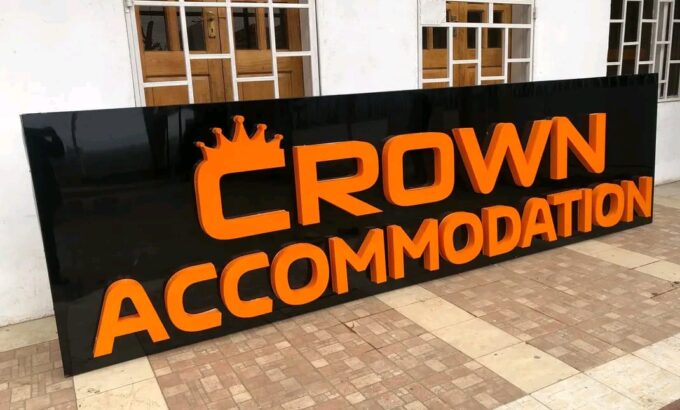 3D shop signage installation in Nairobi by Danix Signs Limited.