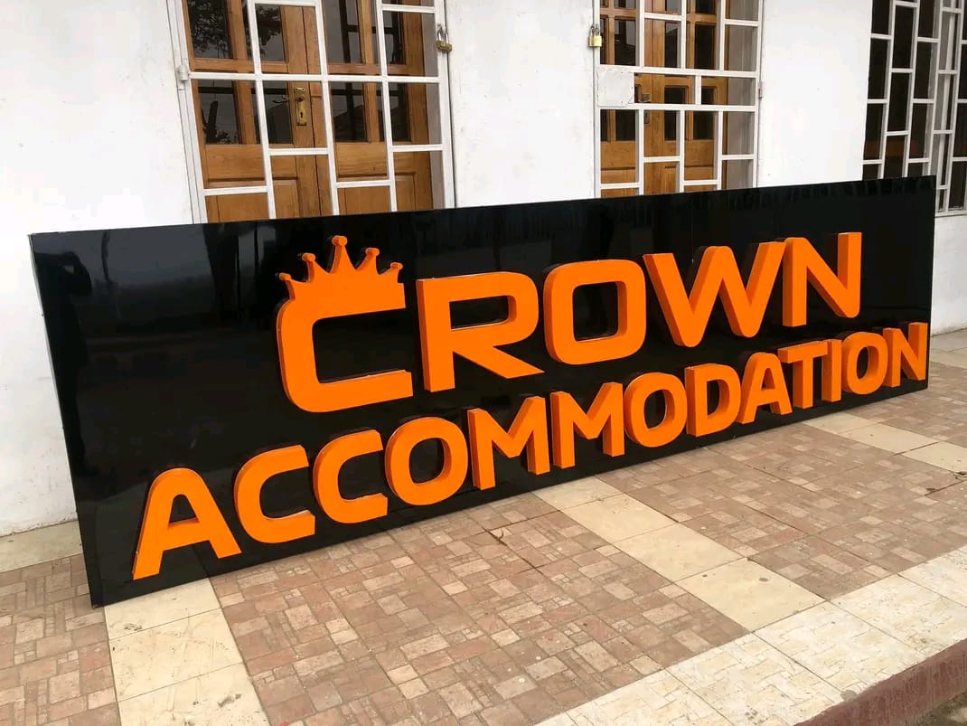 3D shop signage installation in Nairobi by Danix Signs Limited.