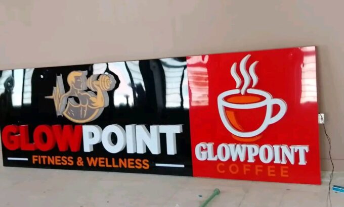 Custom acrylic signage installed by Danix Signs in Nairobi, Kenya for professional business branding