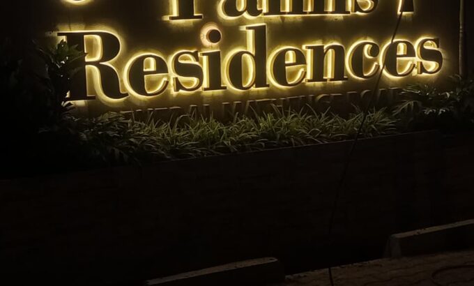 3D BACKLIT ARCHADE SIGN Signage arcade installation in Nairobi by Danix Signs Limited featuring modern LED signs on a commercial building